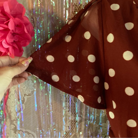 Red Polka Dot Dress - Picture 3 of 8